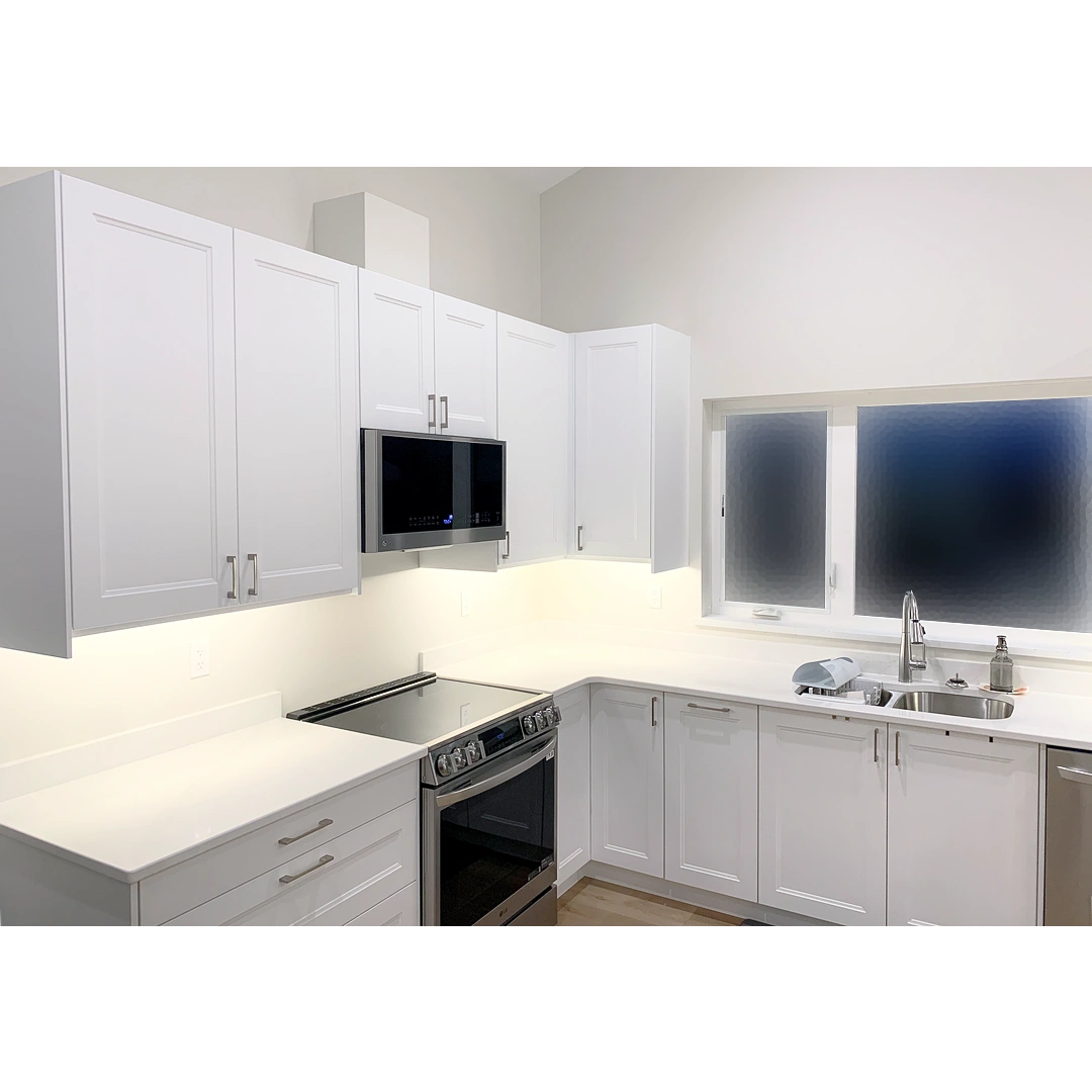 A white kitchen